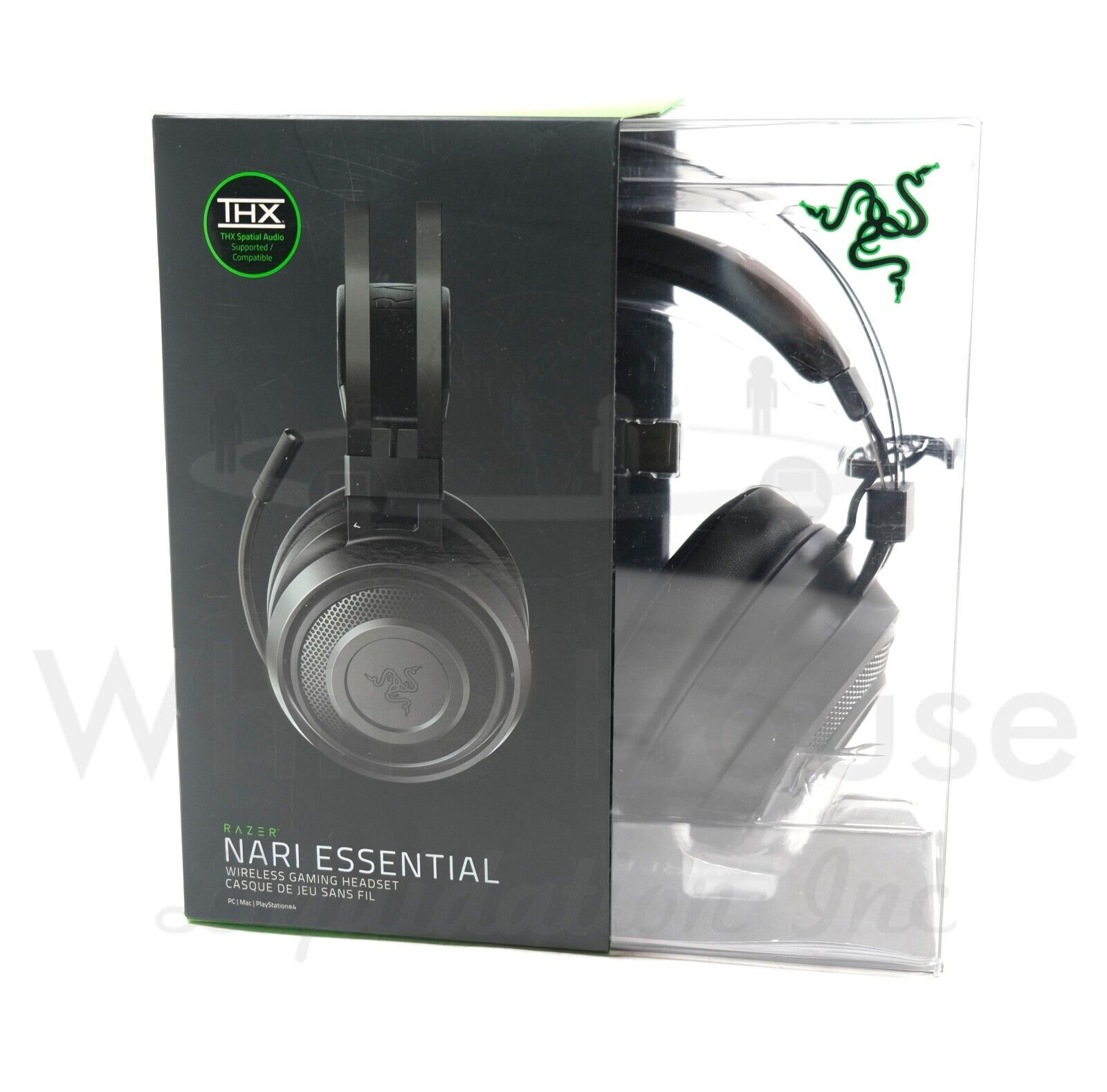 Razer - Nari Essential Wireless THX Spatial Audio Gaming Headset  - Black