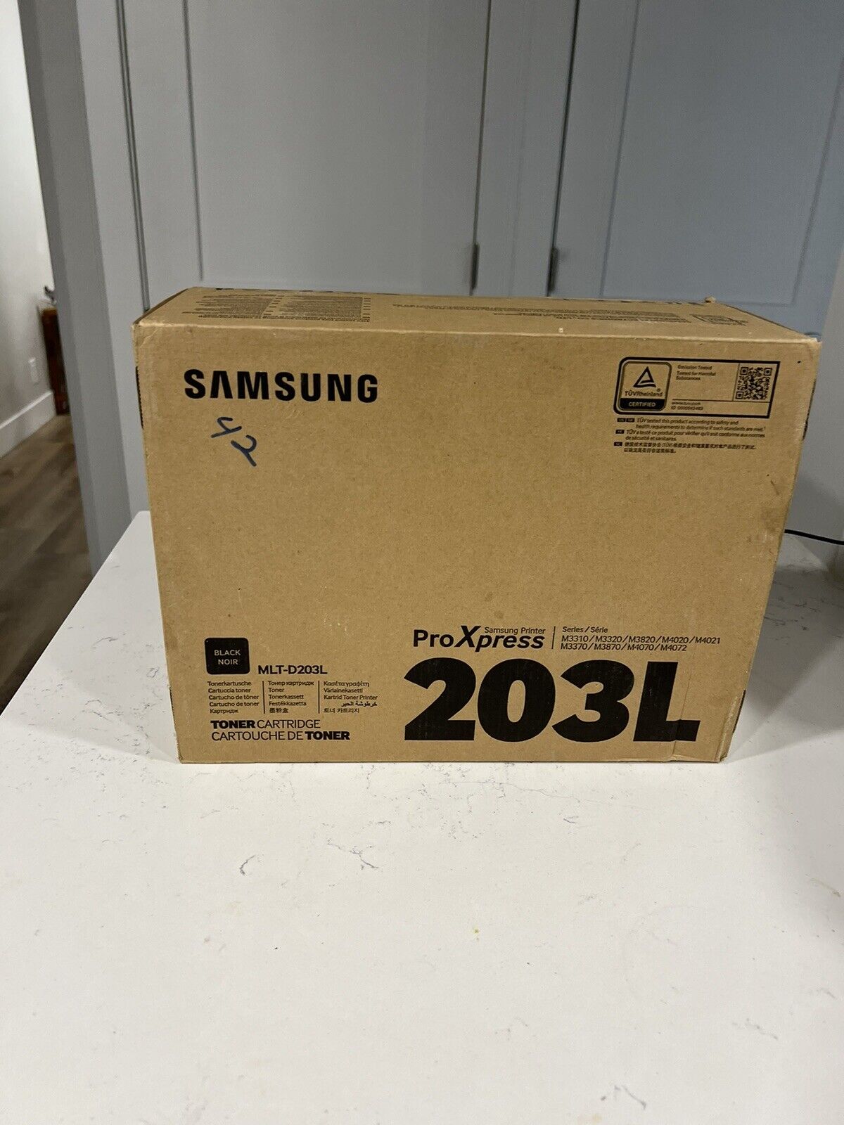 NEW OEM Genuine Samsung MLT-D203L Black Toner Cartridge - OPEN BOX