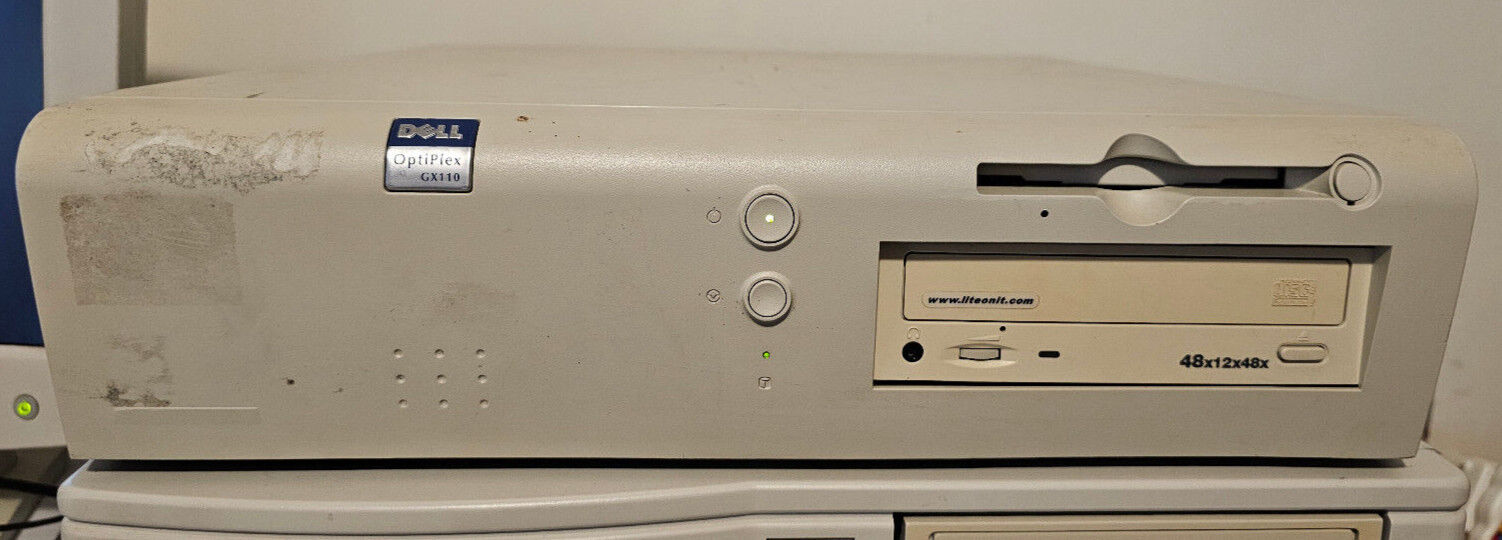 Vintage Dell OptiPlex GX110 Windows 98 Gaming Computer