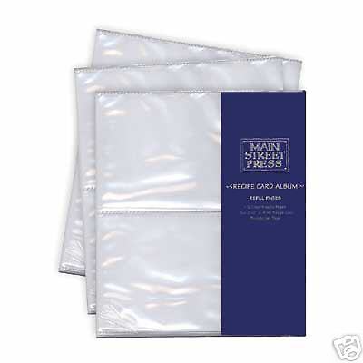 Lang Recipe Card Album Refill Pages