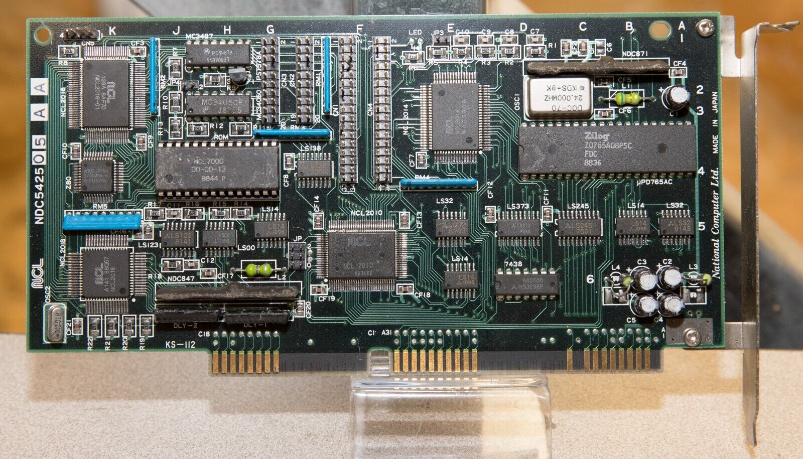 Vintage NCL NDC5425 MFM hard drive controller card 16 bit ISA ISA138