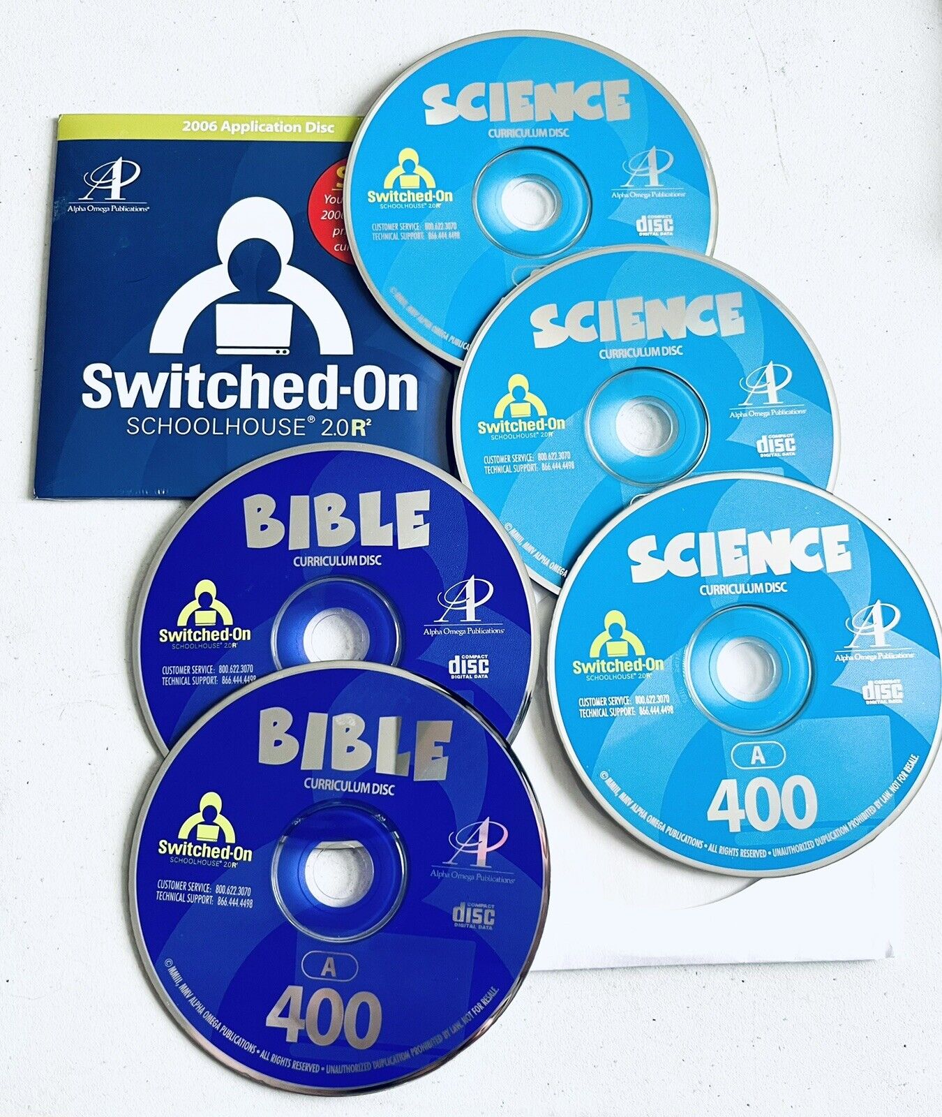 Switched On Schoolhouse 4th Grade SCIENCE & BIBLE (with installation pack) 2006