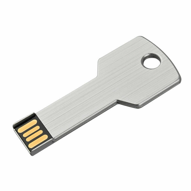 USB 2.0 Pendrive Flash Drive 32GB Metal USB Key Shaped Thumb Memory Stick LOT 
