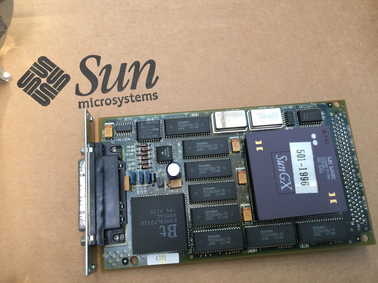 Sun Microsystems 270-1672-04 REV 50 SBUS Frame Bu Video,   for Sparcstation 2