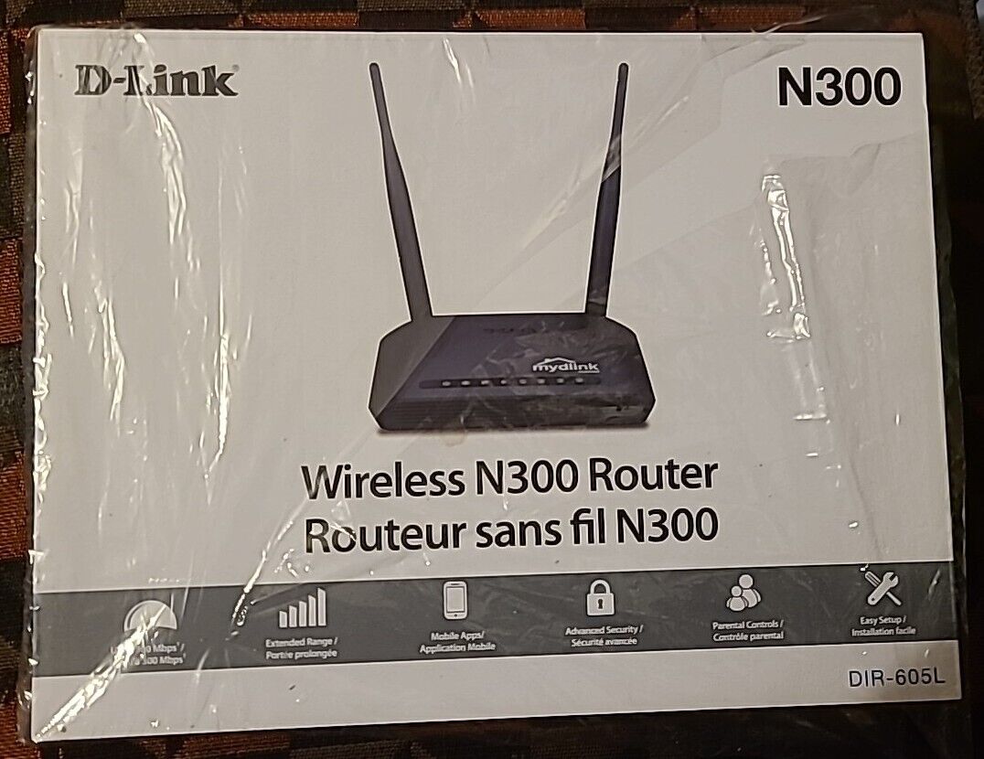 D-Link DIR-605L 300 Mbps 4-Port 10/100 Wireless N Router