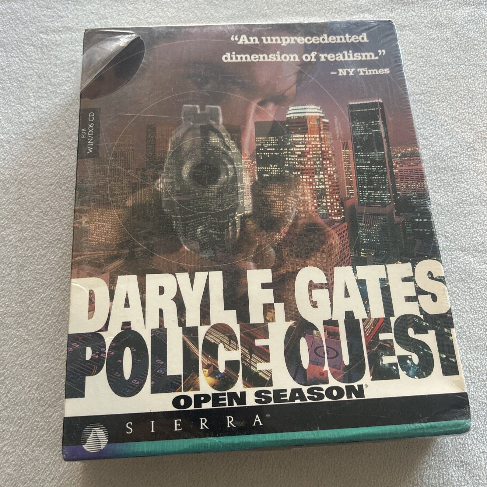 Police Quest: Open Season - Daryl F. Gates (1995 Sierra) New, Sealed PC Game