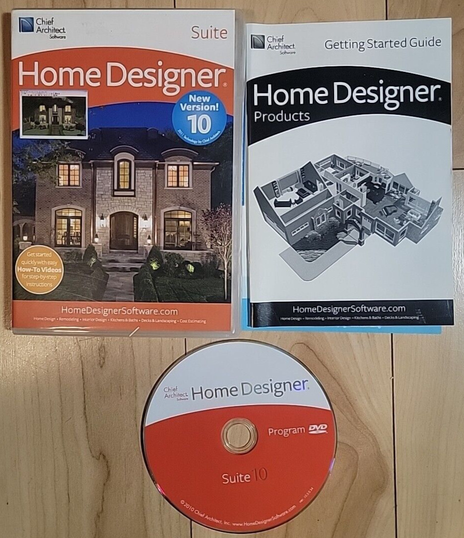 Chief Architect Home Designer Suite 10 PC 2011 For WIN 7 Vista XP with KEY S/N