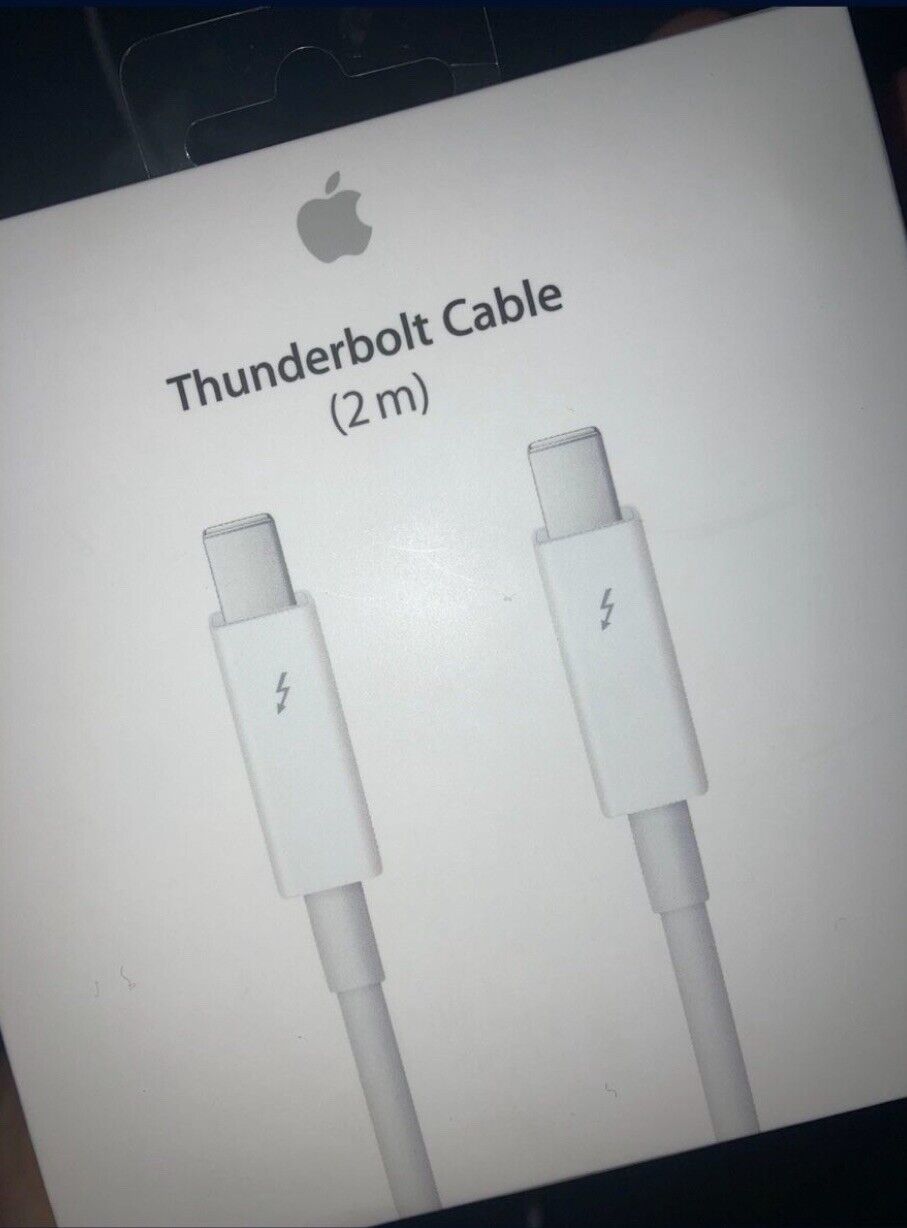 Apple Thunderbolt Cable (2m) White • OPEN BOX/NEVER USED