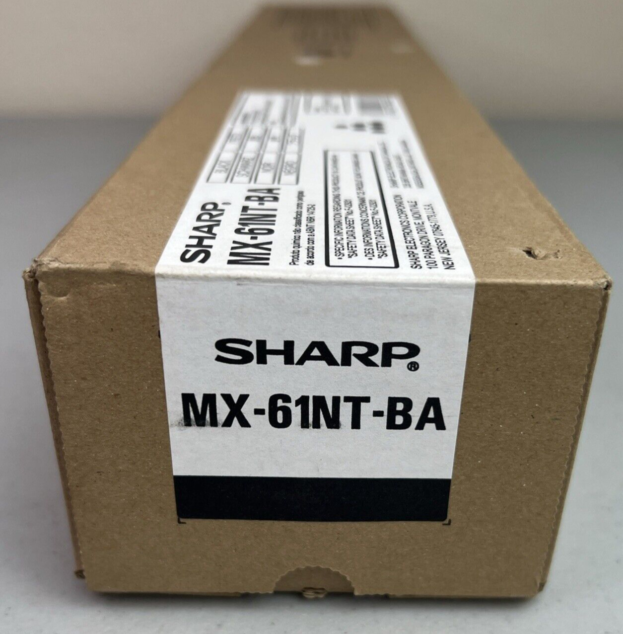 Genuine NEW Sharp MX-2630N/MX-6071S Black Toner Cartridge MX-61NT-BA, MX61NTBA