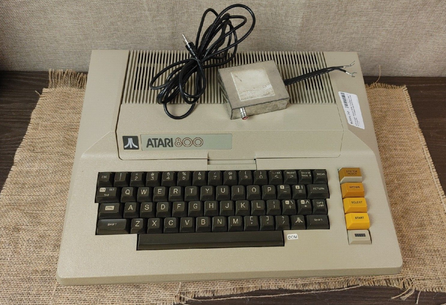 Vintage Atari 800 Computer / Console - Untested NO Power Cable