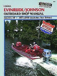 B736 Johnson Evinrude 48-235hp 1973-1990 Outboard Service Repair Shop Manual