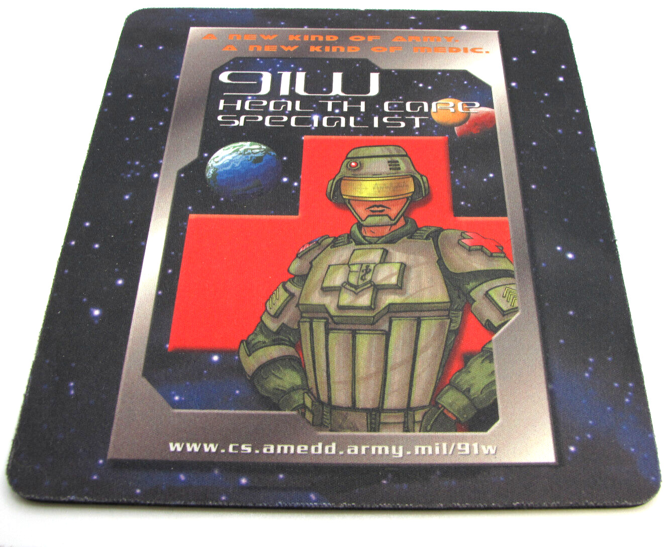 Vintage Mouse Pad 91W Healthcare Army Specialists Cool Graphics 8\