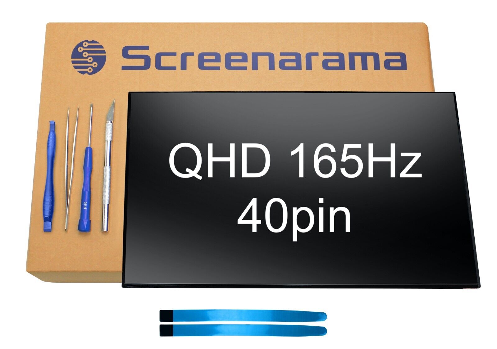 BOE NE160QDM-NY1 V8.2 QHD 40pin 165Hz LCD LED Screen + Tools SCREENARAMA * FAST