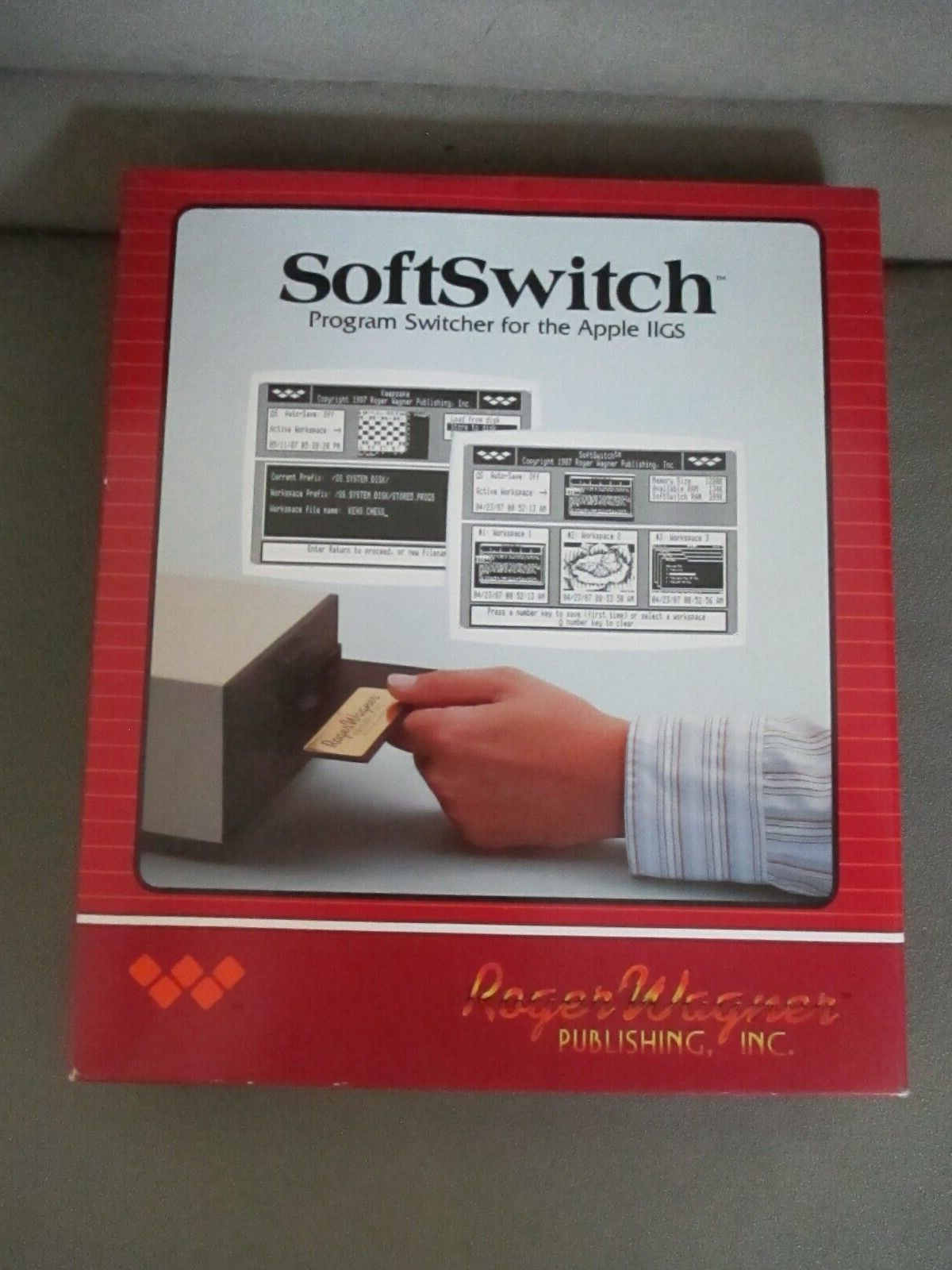 SOFTSWITCH BY ROGER WAGNER Apple IIGS VTG 3.5\