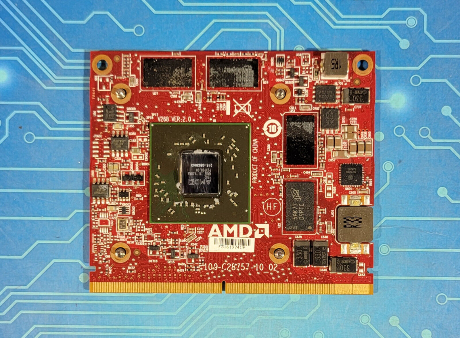 2GB AMD Radeon HD 7650A GDDR3 109-C28757-10 Laptop Graphics Card