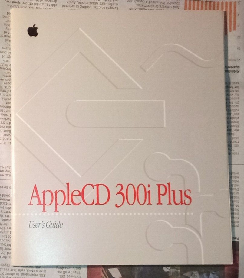 AppleCD 300i Plus User's Guide
