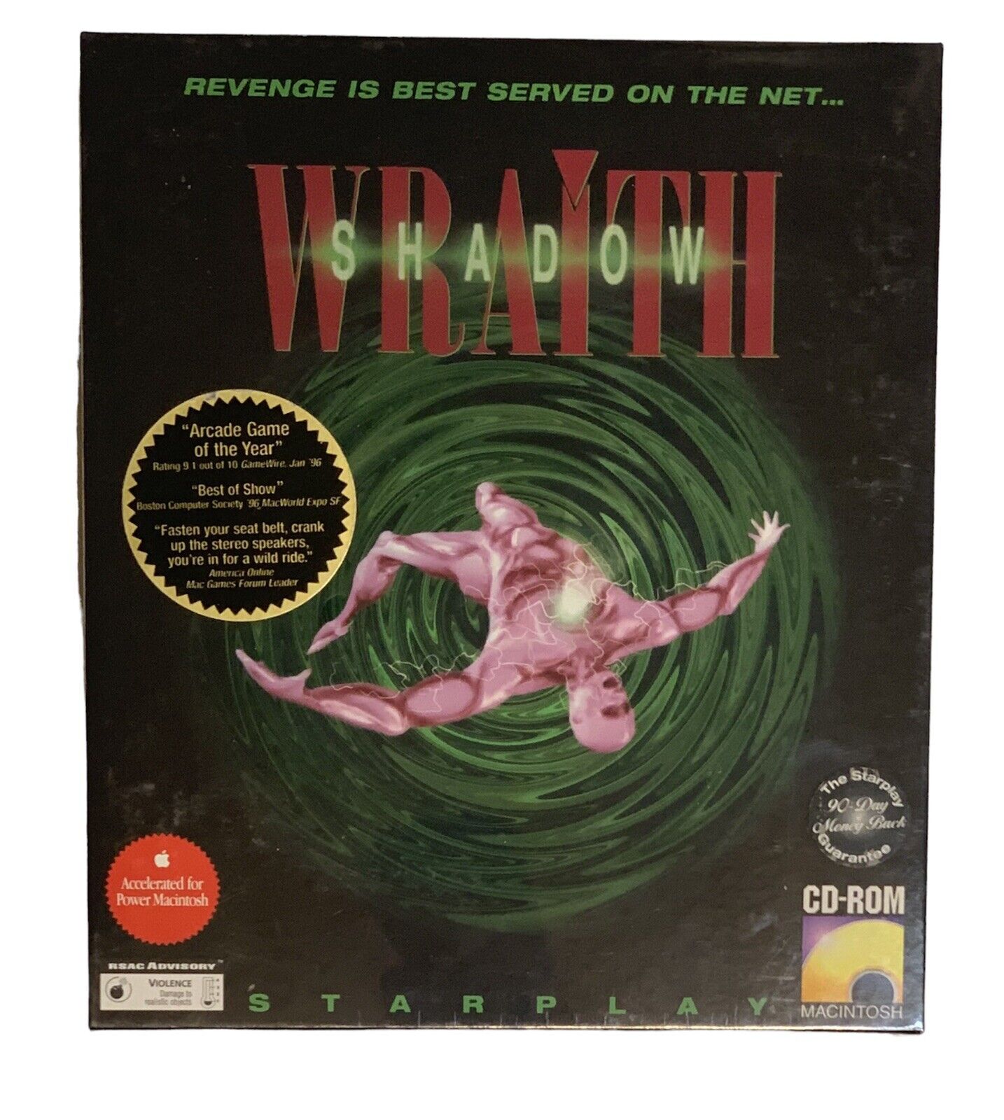 Shadow Wraith Collector Rare Big Box Complete CD-ROM Starplay New NIB VTG 1995