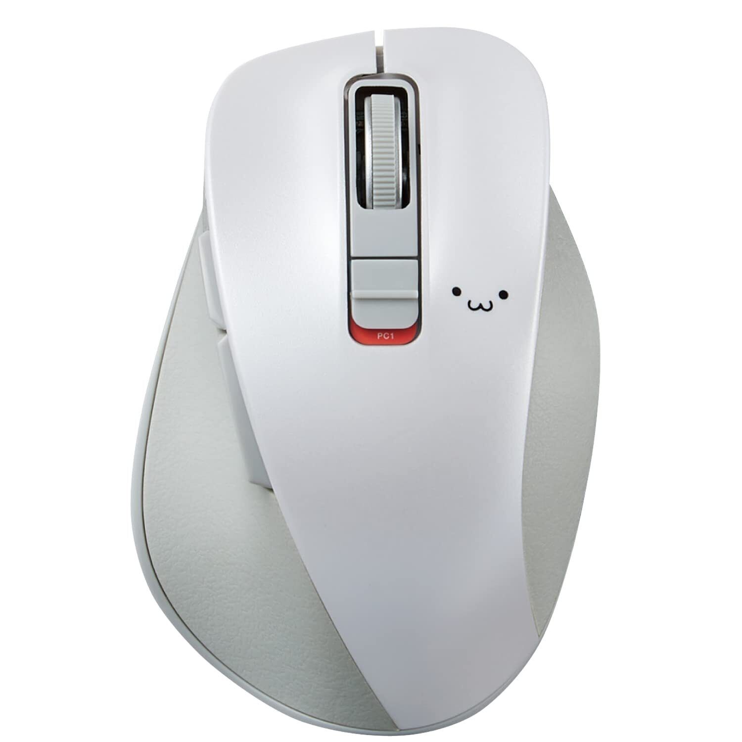 Wireless Mouse Bluetooth EX-G Silent Design 5-Botongue Multi-Pairing MSize White