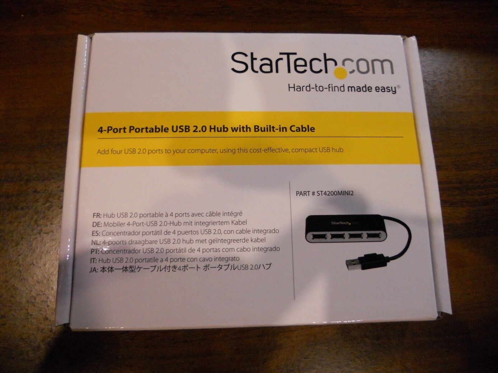 StarTech ST4200MINI2 4 Port USB Hub ---Brand New