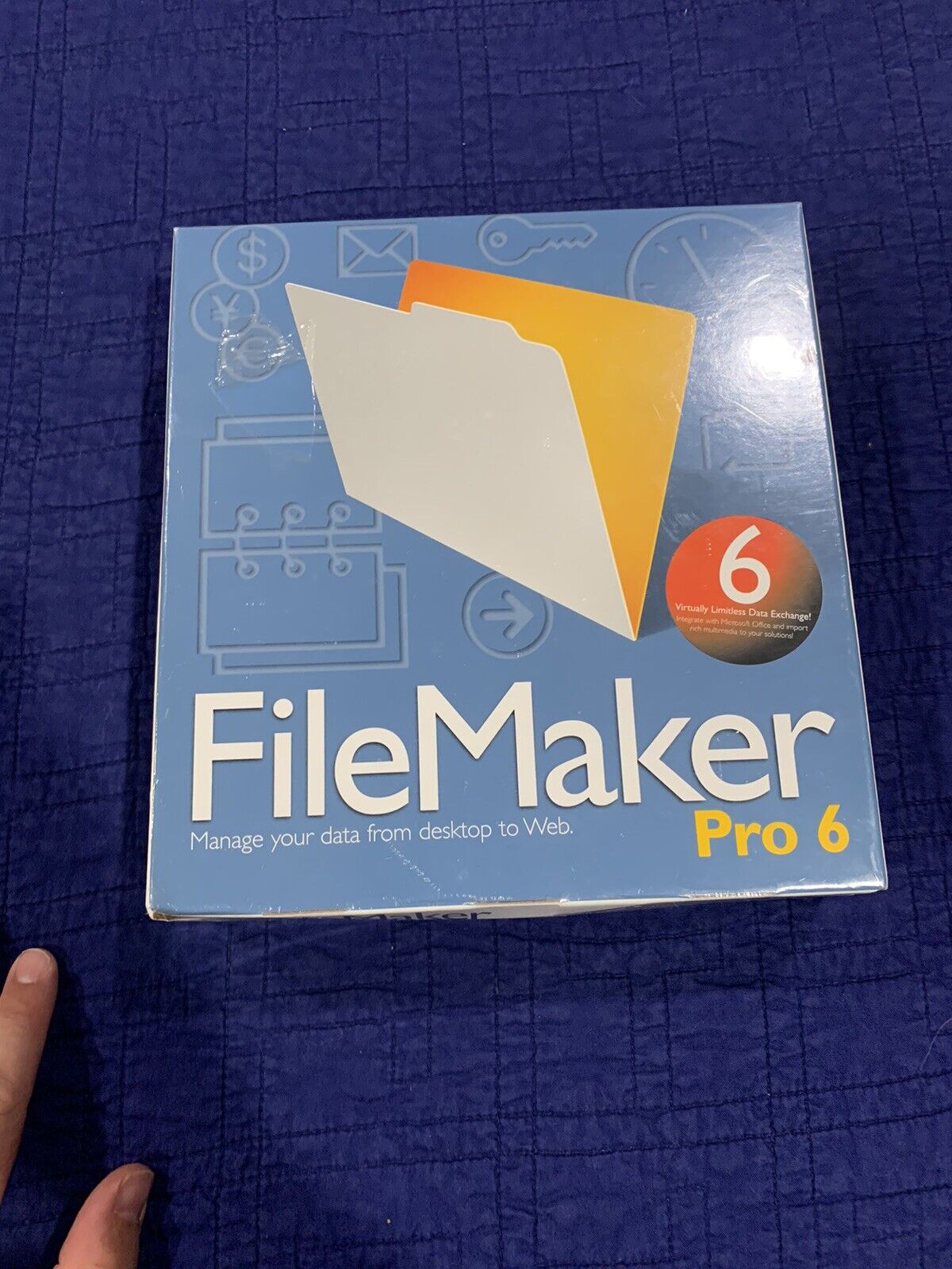 File Maker Pro 6   For Mac software package Apple NIB