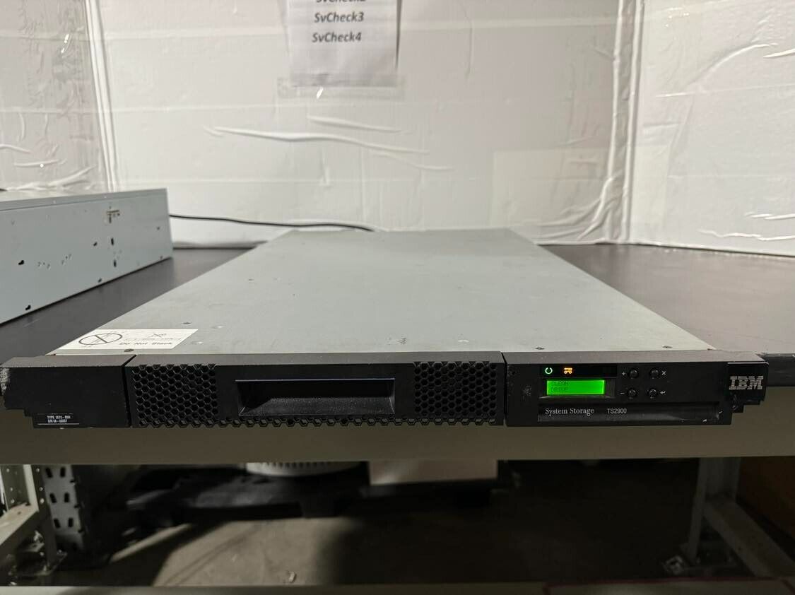 IBM LTO-5 SAS TS2900 Autoloader Tape Drive 46X8292 Tape Library