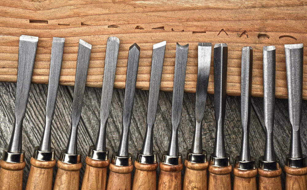 12Pc Wood Carving Set Hand Tool Chisel Kit Carvers Wood Working Tool