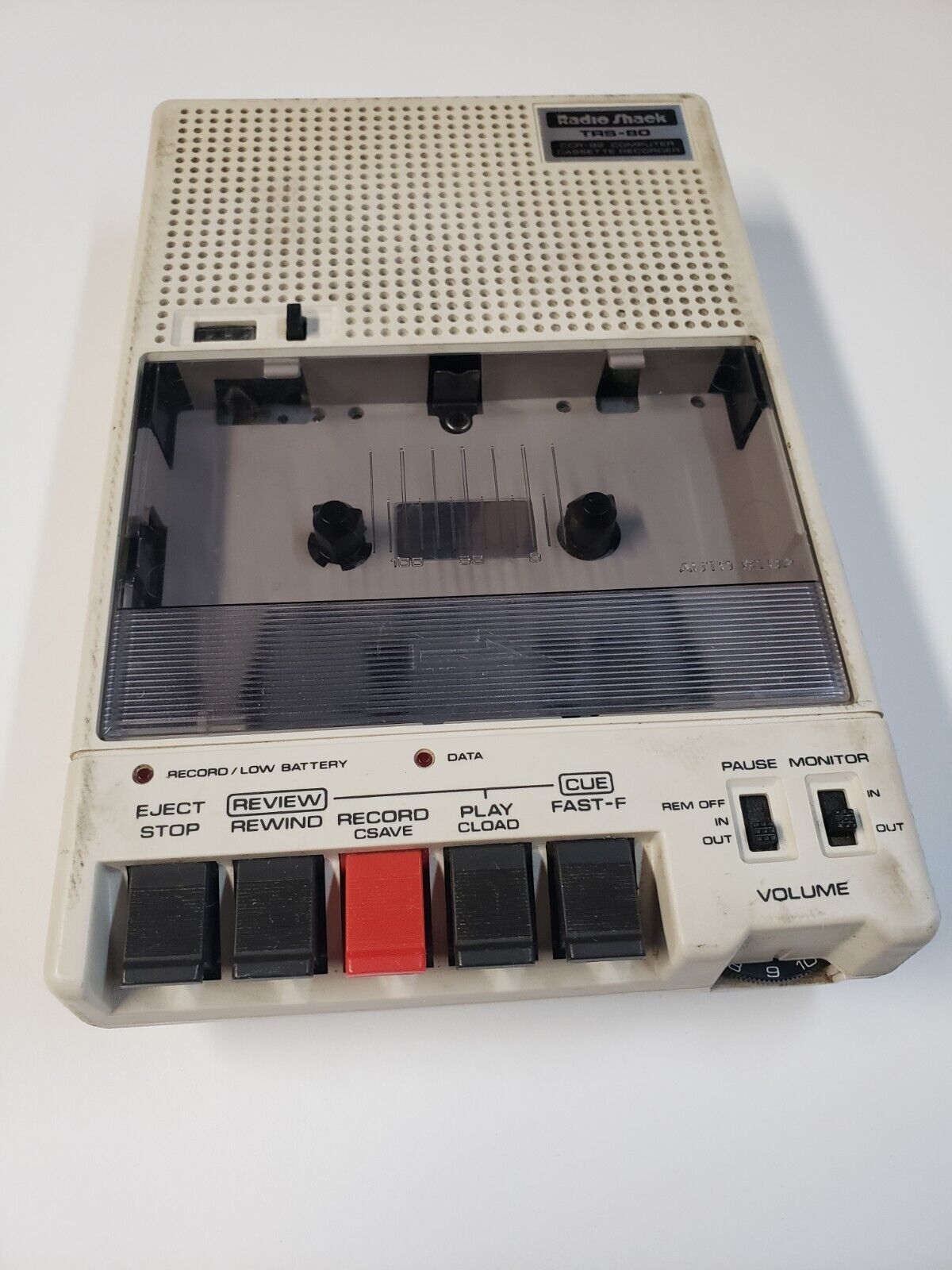 Radio Shack TRS-80 Computer CCR-82 Cassette Recorder UNTESTED Vintage 