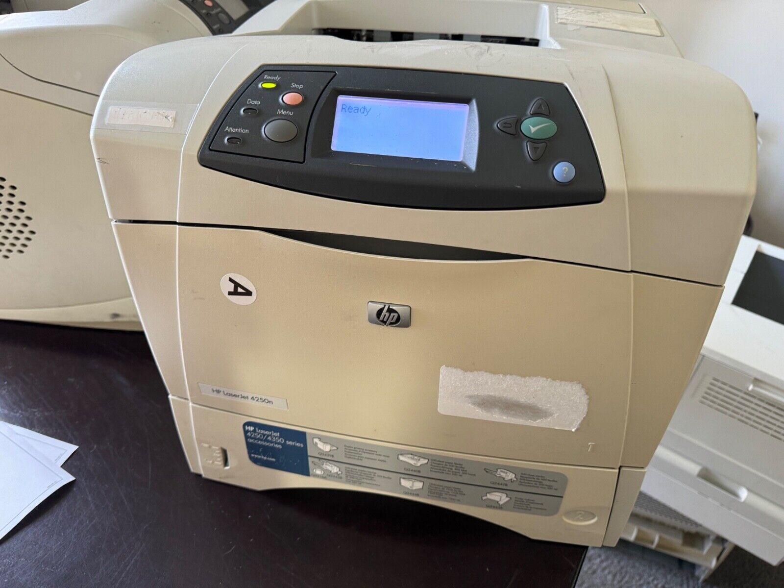 HP LaserJet 4250n Monochrome Workgroup Printer - 94% Toner Remaining