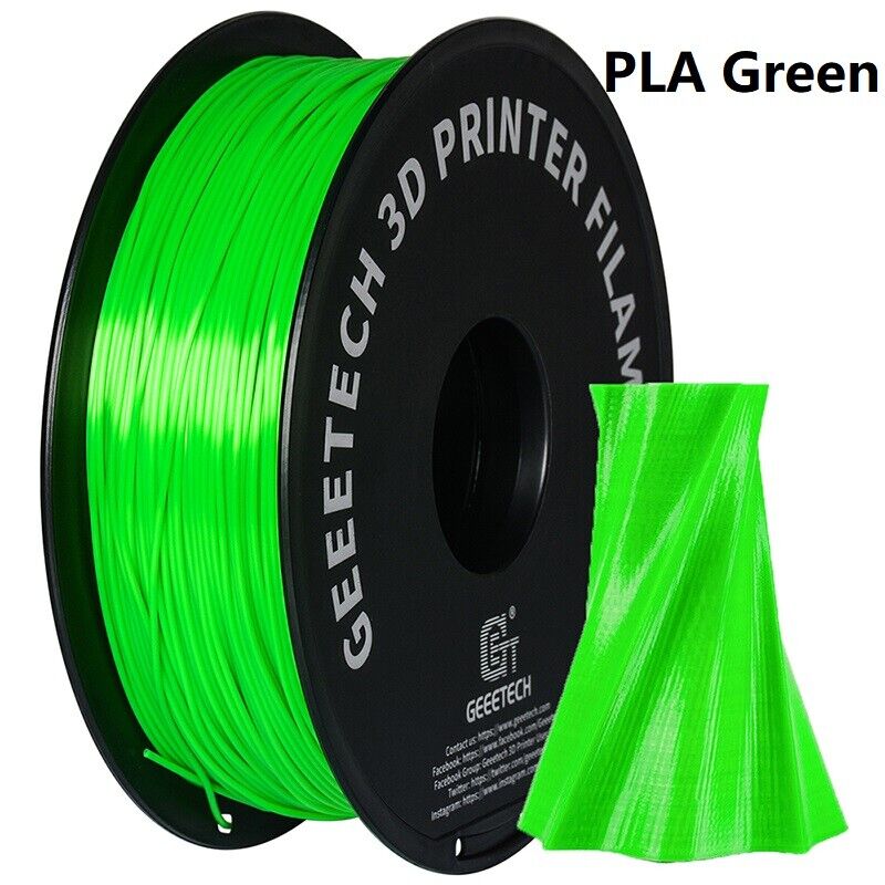Geeetech 3D Printer Filament 1KG 1.75mm PLA  ABS PETG TPU Silk PLA UV Resin Lot
