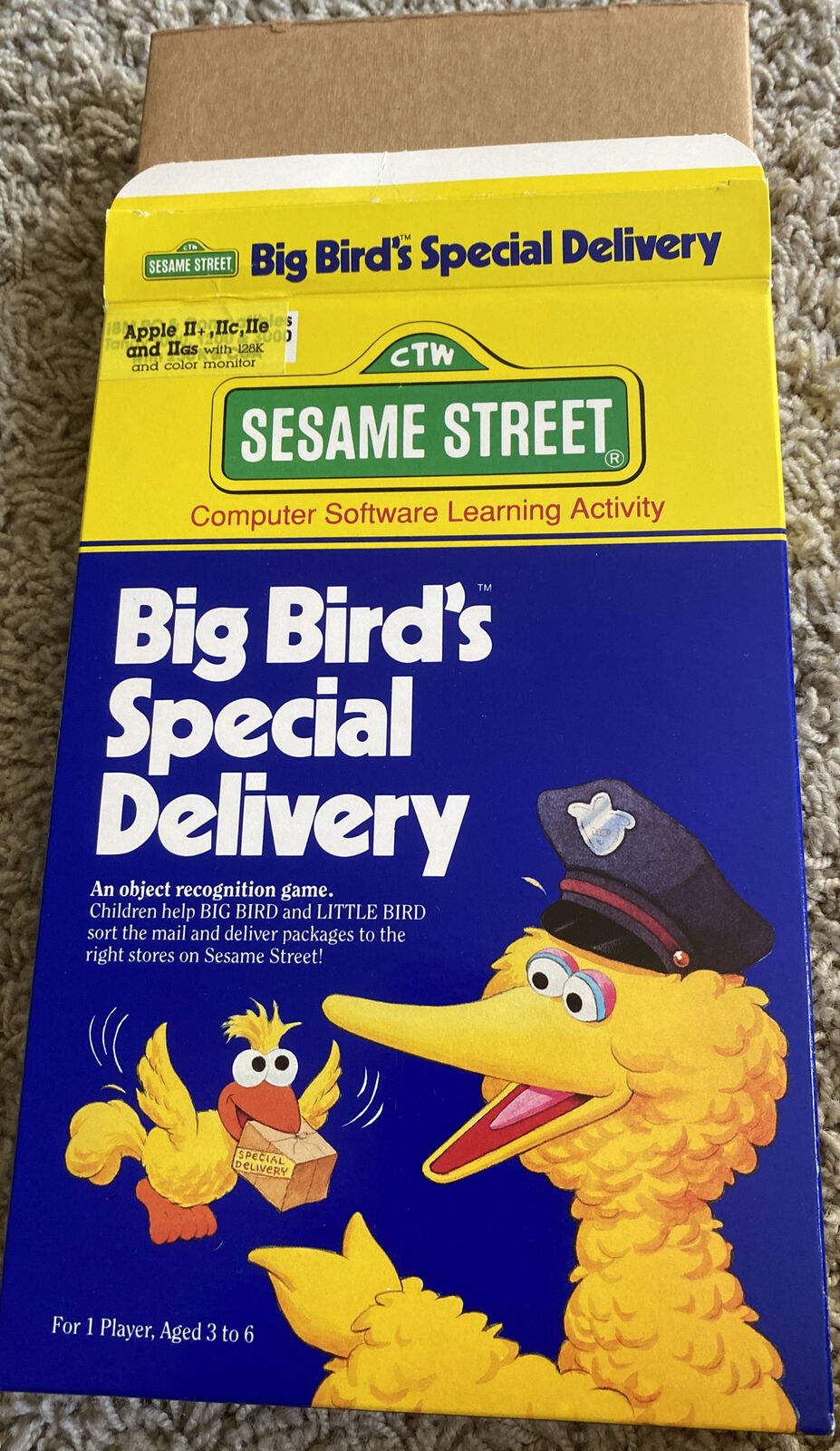 Big Bird Special Delivery Apple II Game