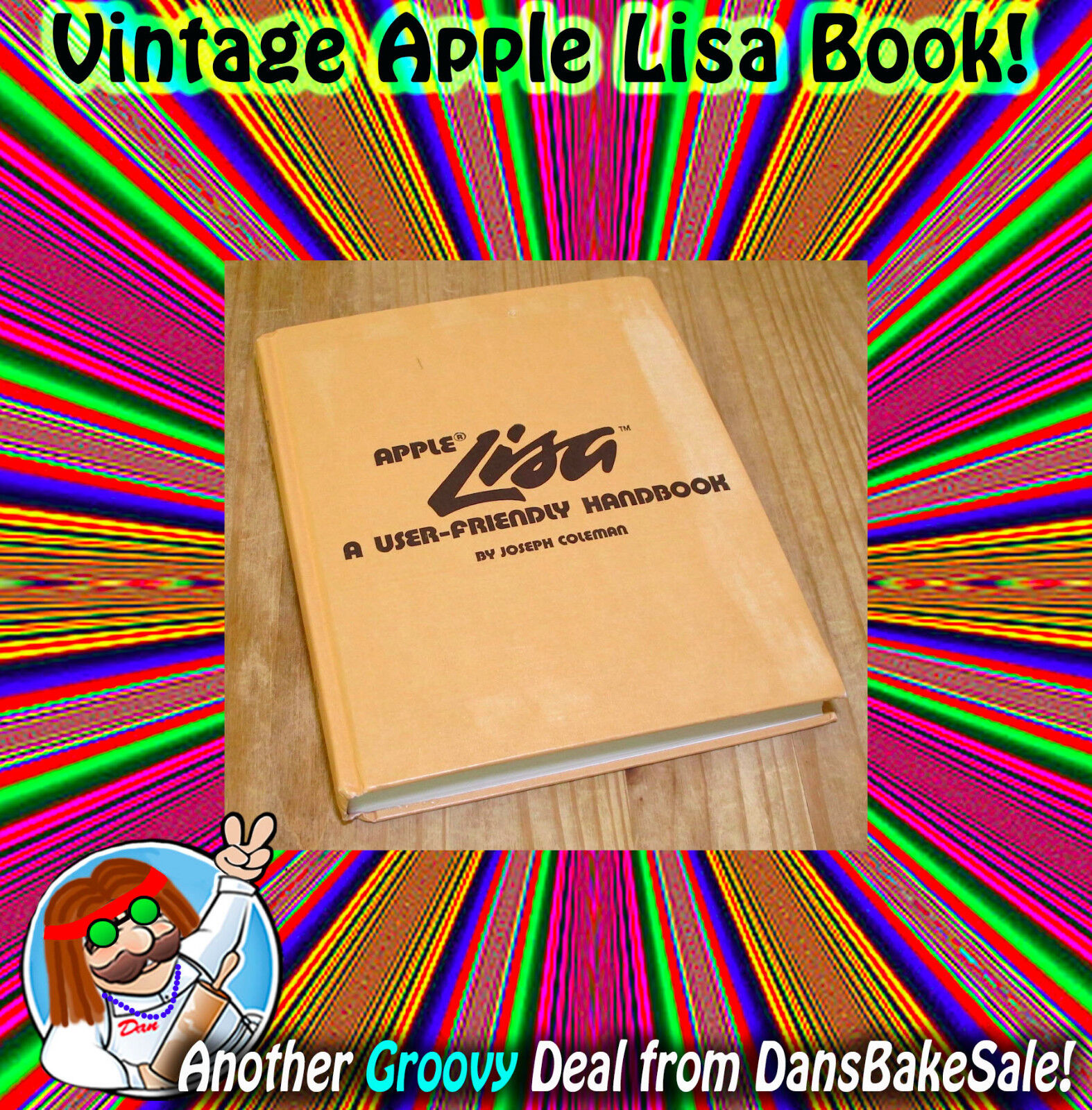Rare 1984 1st Edition Apple Lisa: A User Friendly Handbook - Steve Jobs - Mac