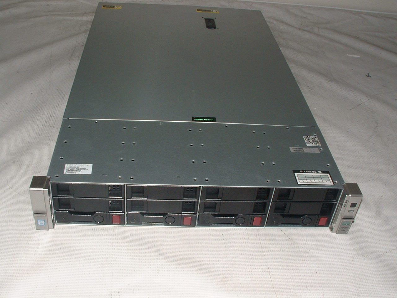 HP ProLiant DL380 G9 4LFF 2x E5-2690 v3 2.6Ghz 24-Core 64gb P440ar 4x Trays