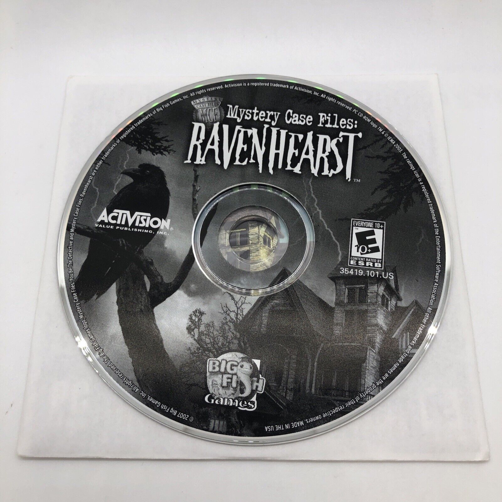 Mystery Case Files Ravenhearst PC CD find seek hidden object picture puzzle game