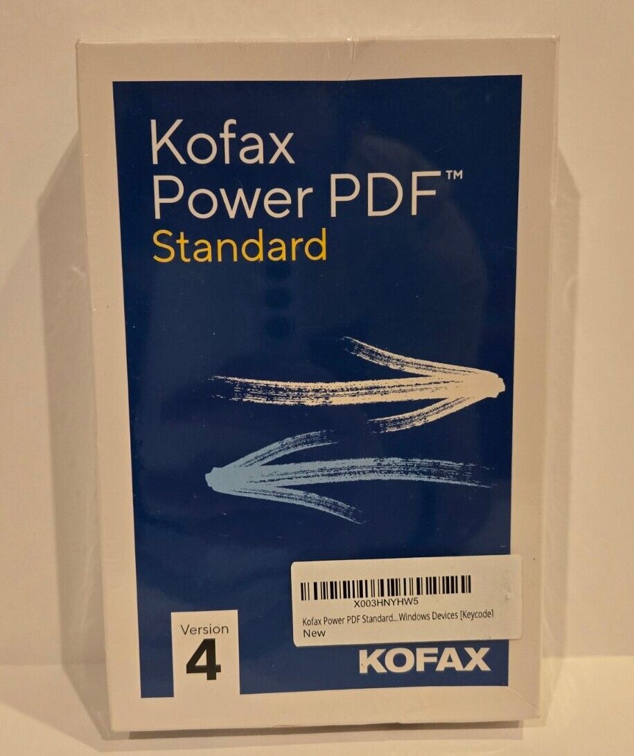 Kofax Power PDF Standard v. 4 PPD-PER-0304-001U 2 Windows Devices