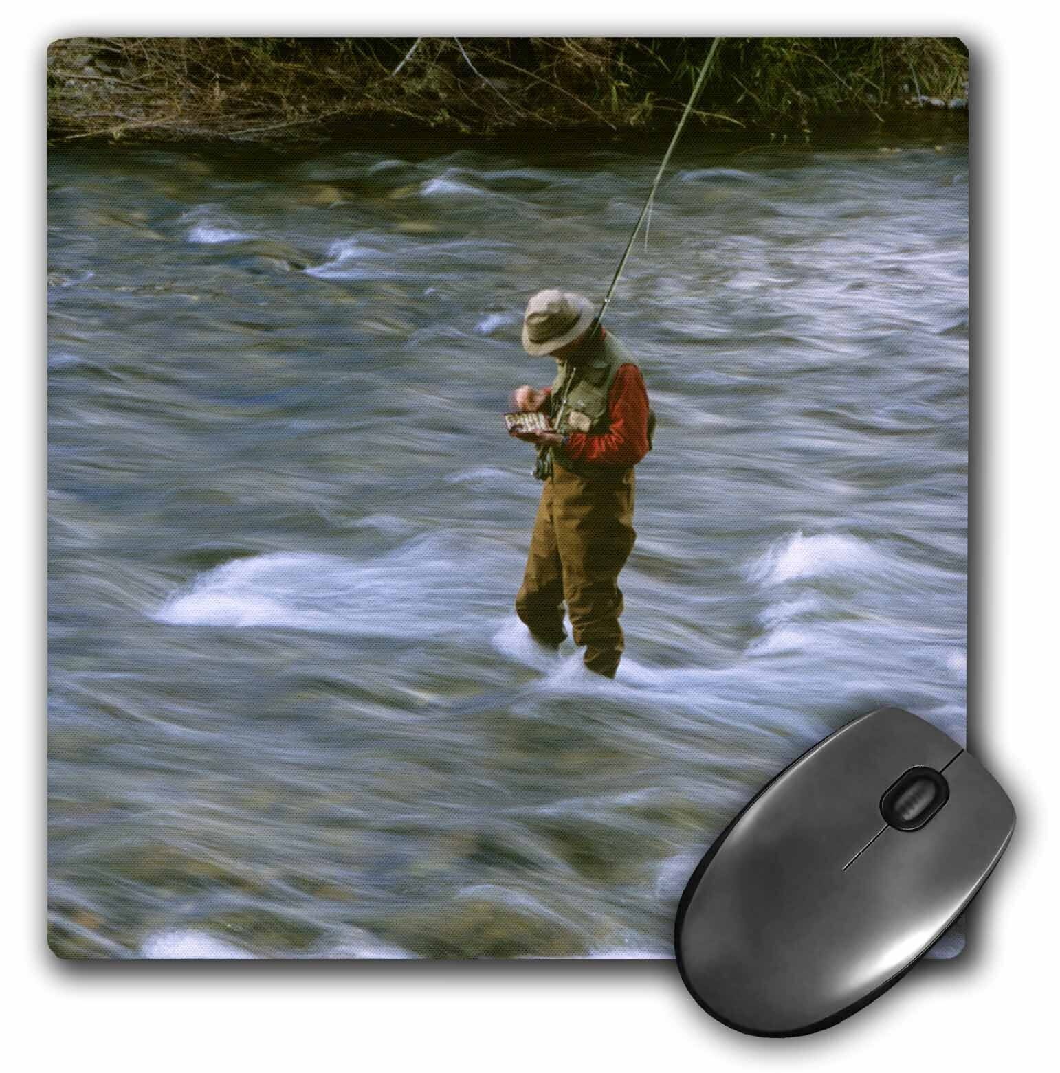 3dRose Fly fishing, Rock Creek, Missoula Montana - US27 CHA1369 - Chuck Haney Mo