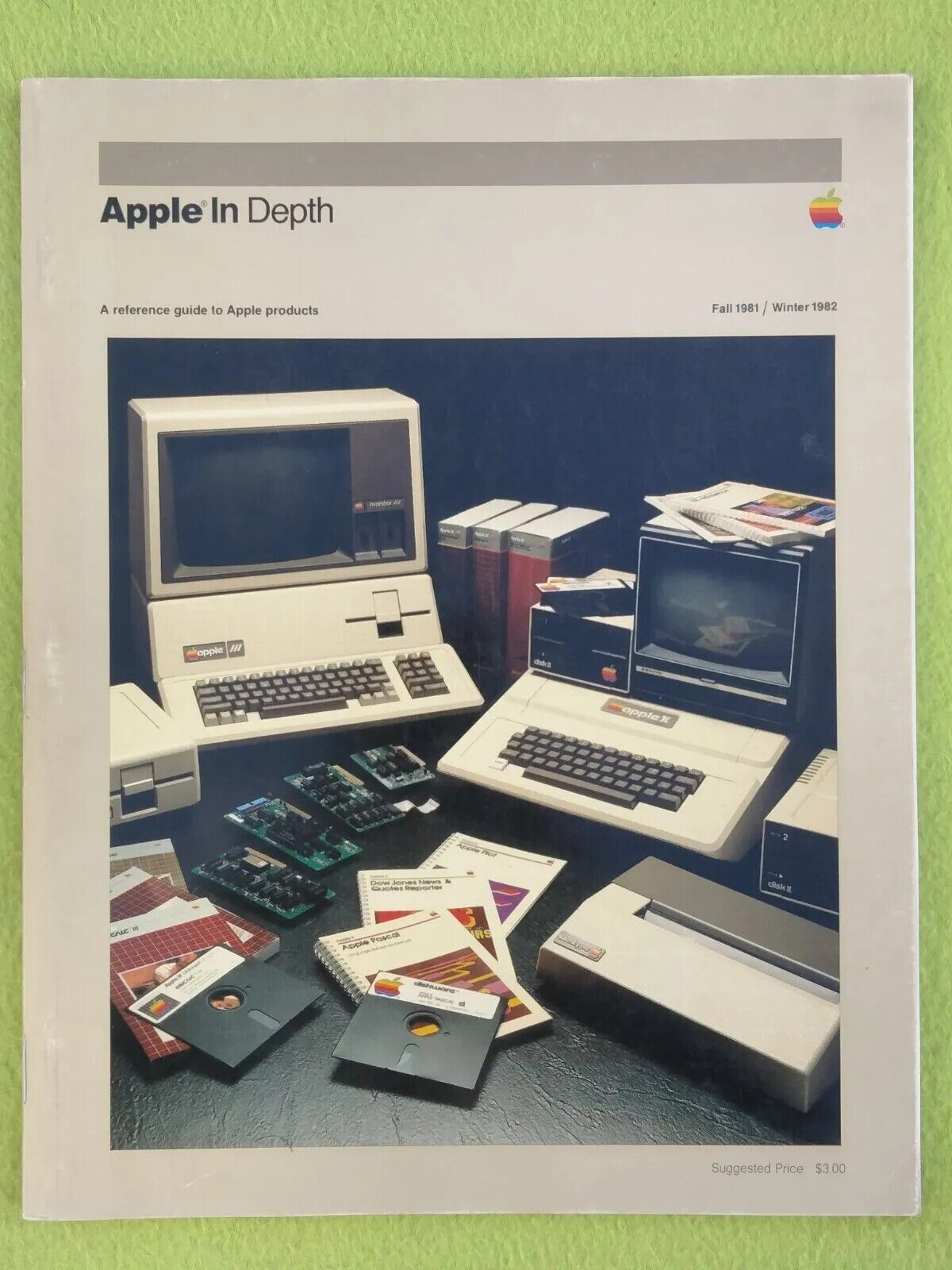 Vintage APPLE IN DEPTH A Reference Guide To Apple Products Fall 1981/Winter 1982