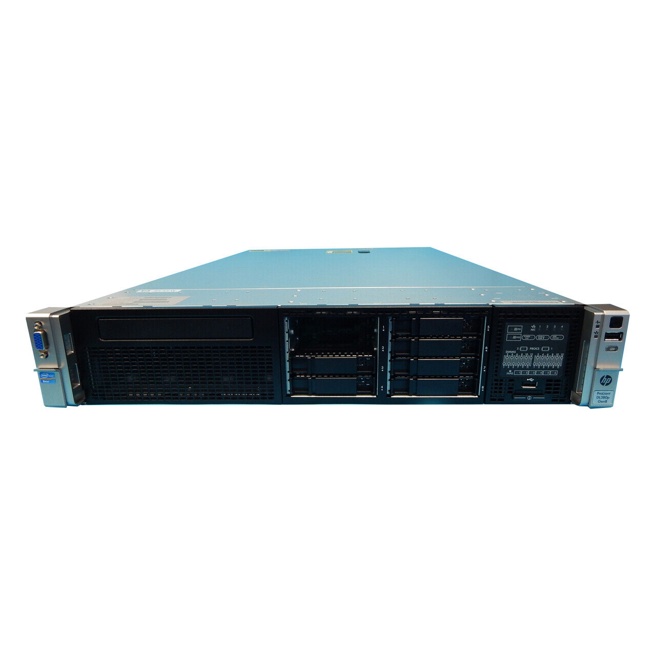 HP DL380p Gen8 8-Bay SFF 1 x E5-2637 V2 QC 3.5GHz, 16GB, 3 x 200GB SSD P420i RPS