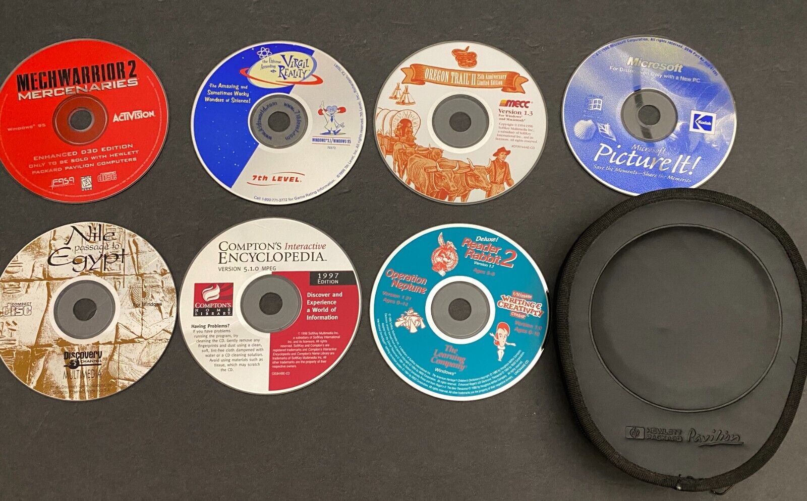 Lot of 7 Vintage Software Bundle for Windows: 1990's (see description)