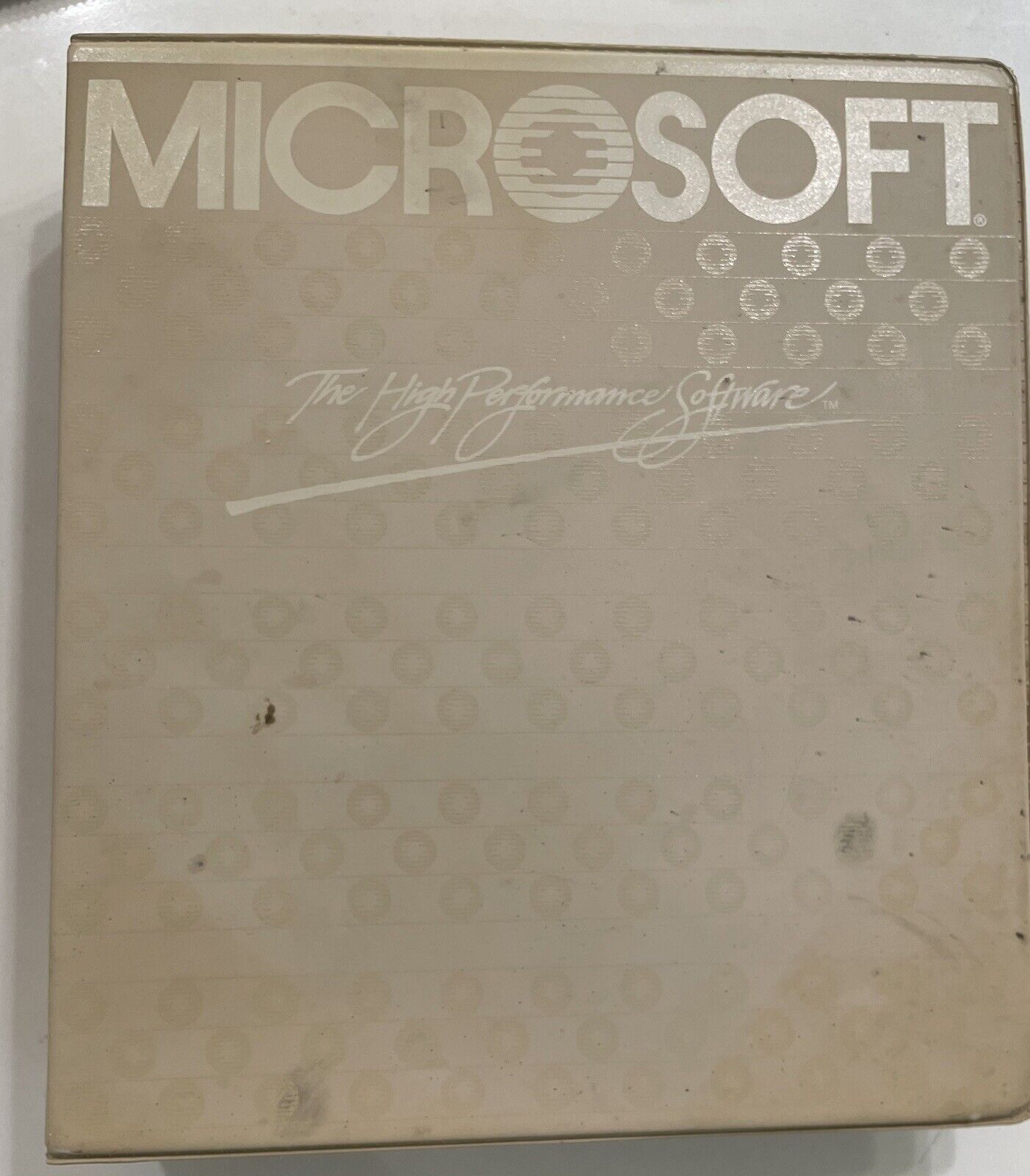 Vintage Microsoft The High Performance Software Reference Manual C Compiler 1986