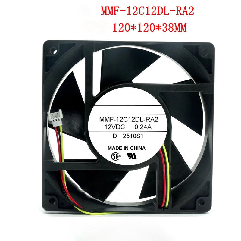 1PC New MMF-12C12DL-RA2 12VDC 0.24A 12CM for Mitsubishi inverter Cooling Fan