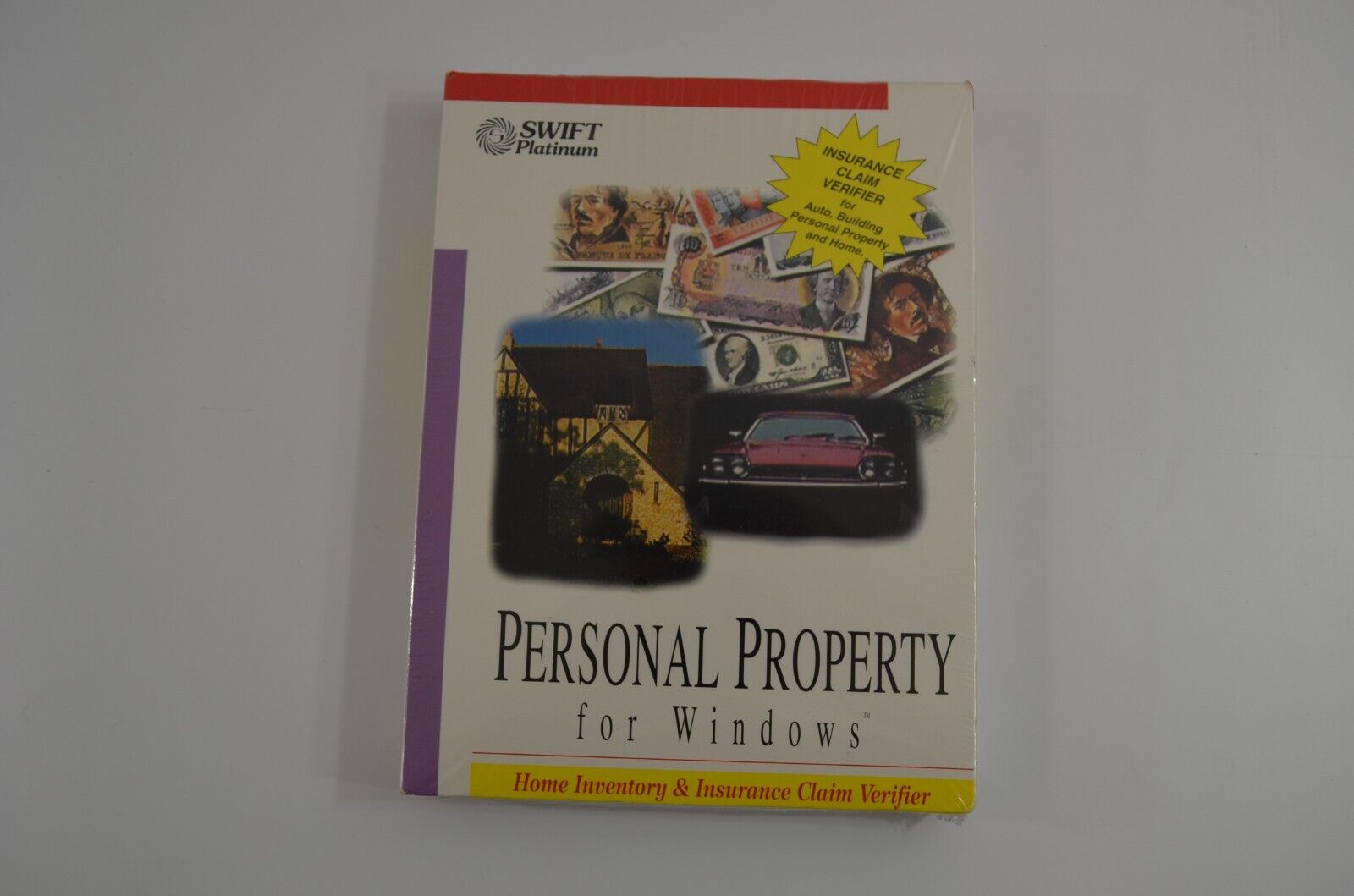 Swift Platinum Personal Property for Windows Software 1994 SEALED Vintage