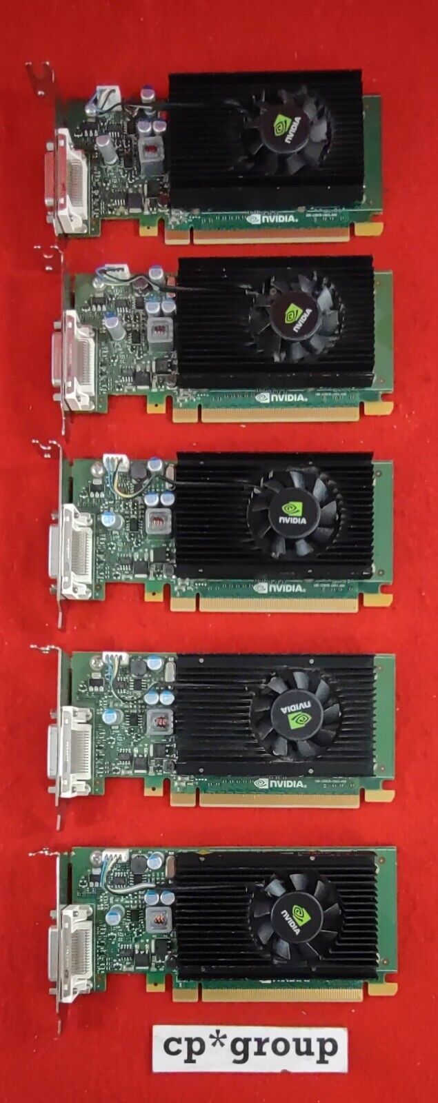 LOT OF 5 HP Nvidia NVS 315 1GB (Low Profile) Graphics Video Card DMS-59