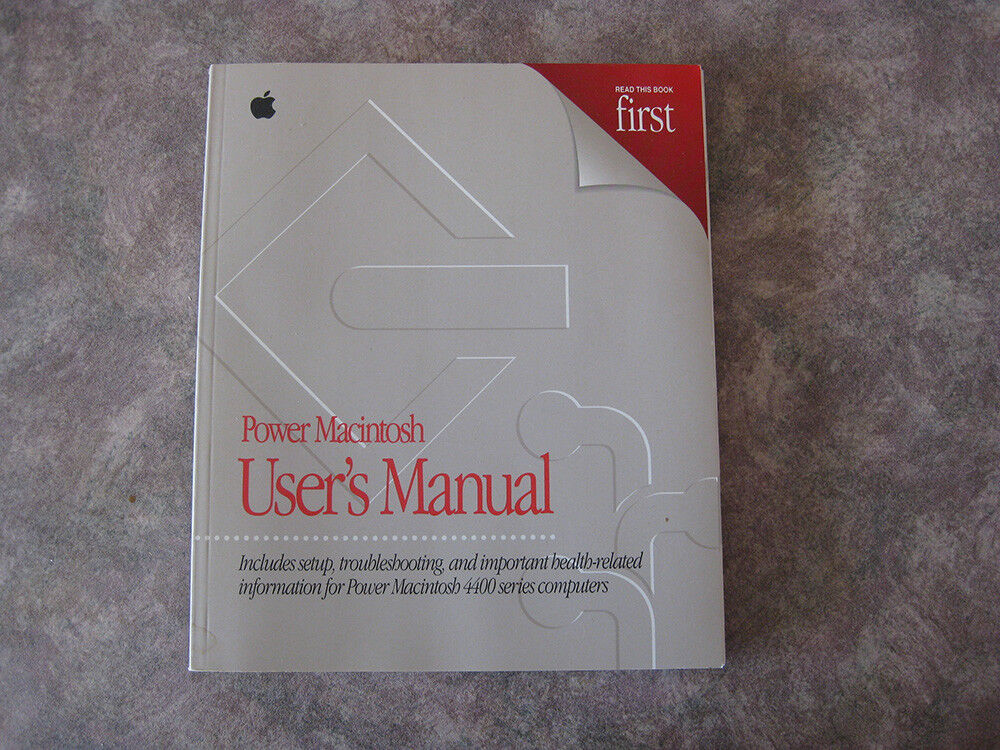 Power MacIntosh - User\'s Manual original -  Near MINT - English - mac14