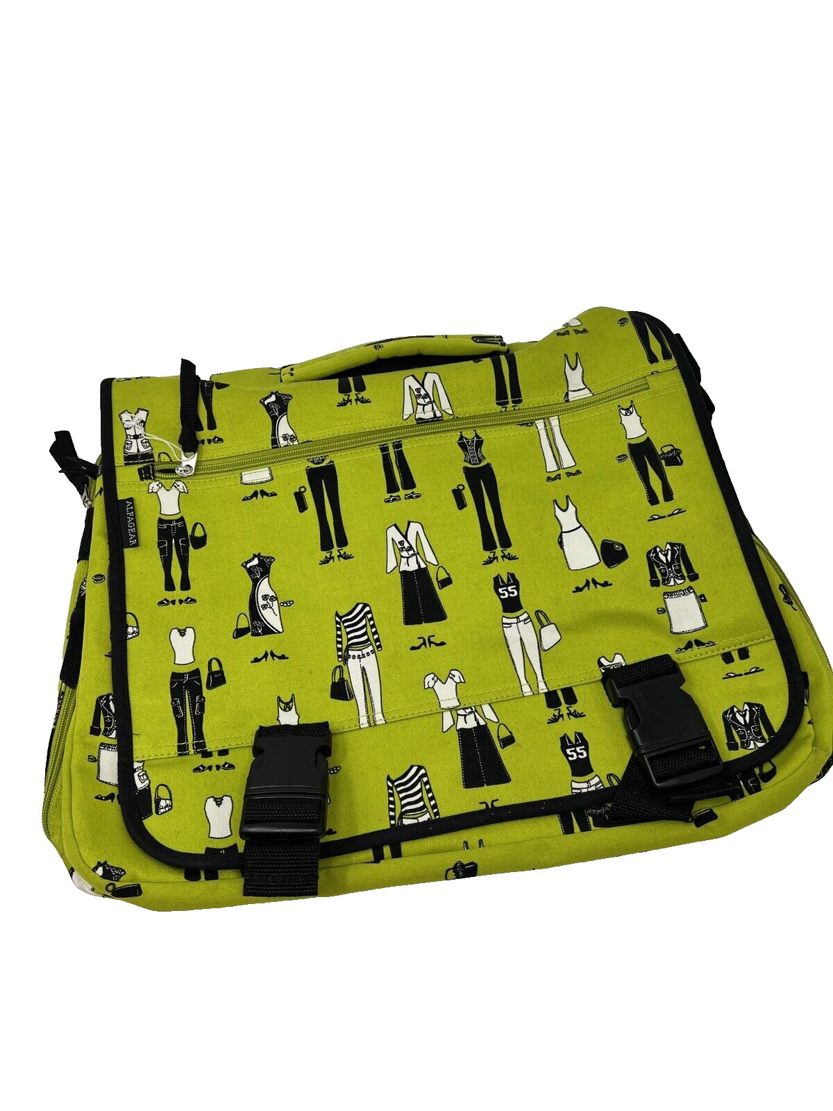 Alphagear Messenger Laptop Bag Novelty Fashion Print Green