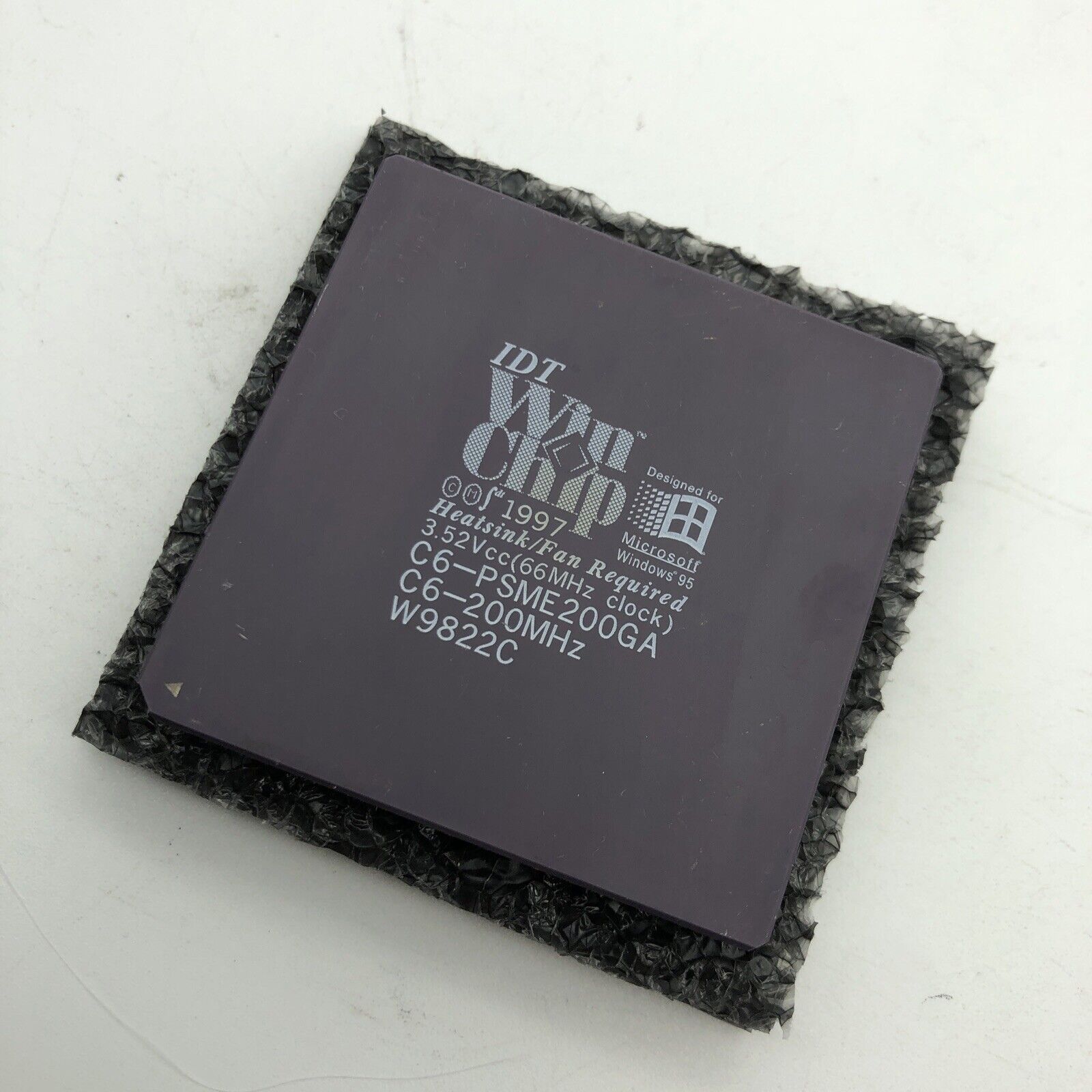 Very Rare Vintage IDT WINCHIP C6 200 MHZ Socket 7 CPU C6-PSME200GA 1997 Win Chip