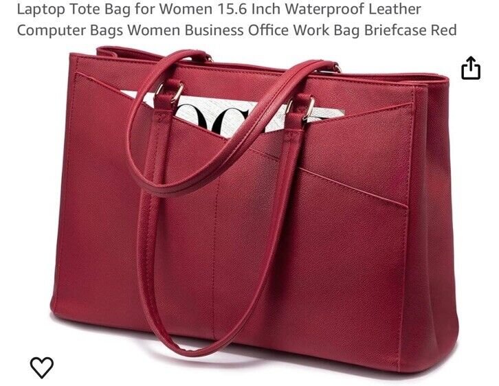 LOVEVOOK Laptop Shoulder Bag for Women, Fit 15.6 Inch
