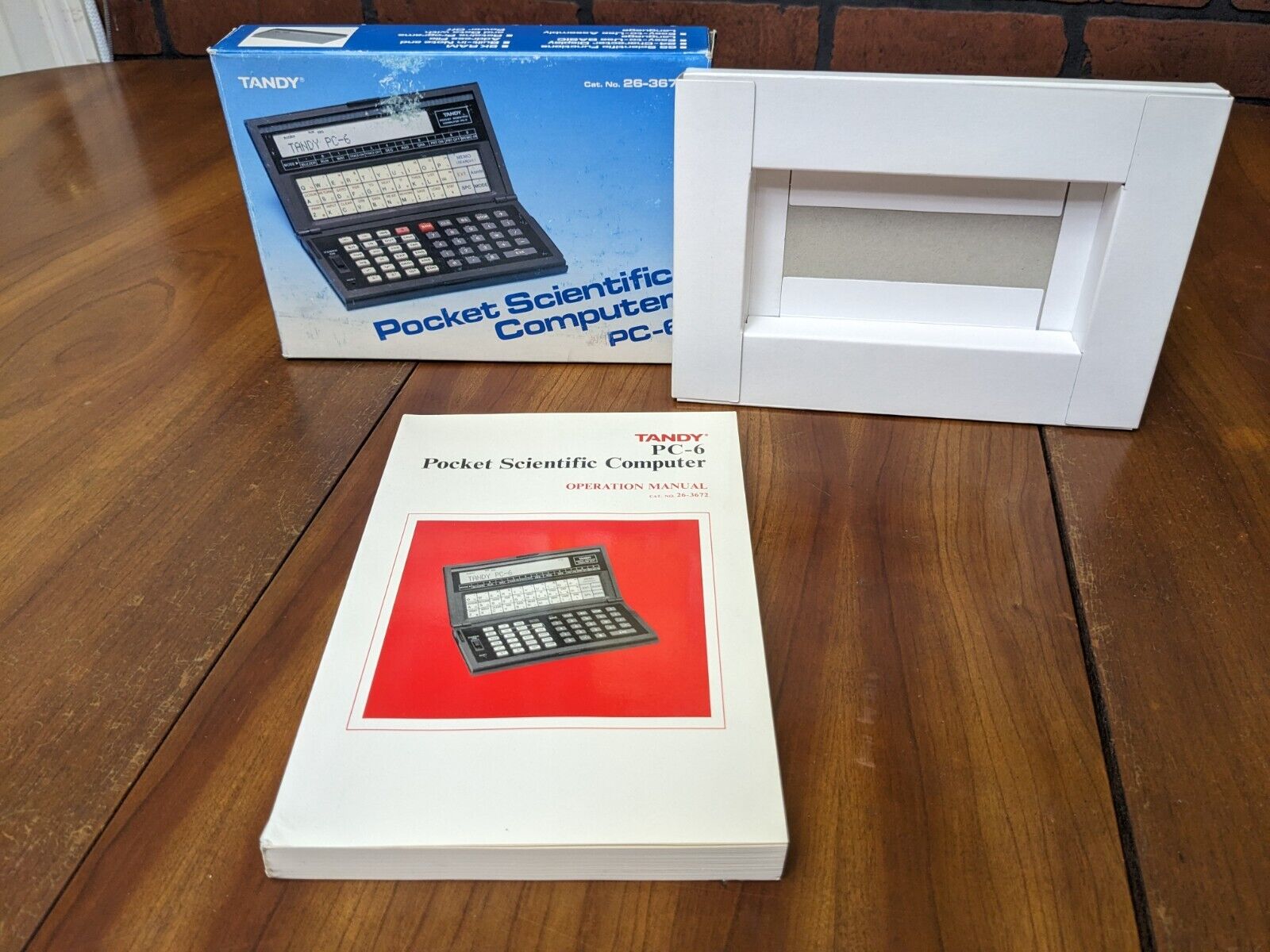 Vintage Tandy PC-6 Pocket Scientific Computer 1985 Box/Operation Manual Only