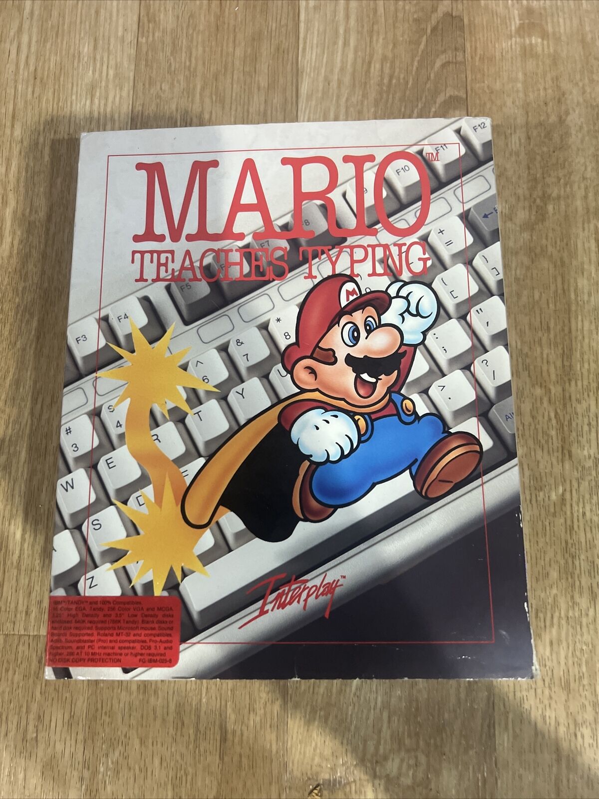 Mario Teaches Typing Vintage Computer 3.5” Disks IBM/Tandy DOS 3.1