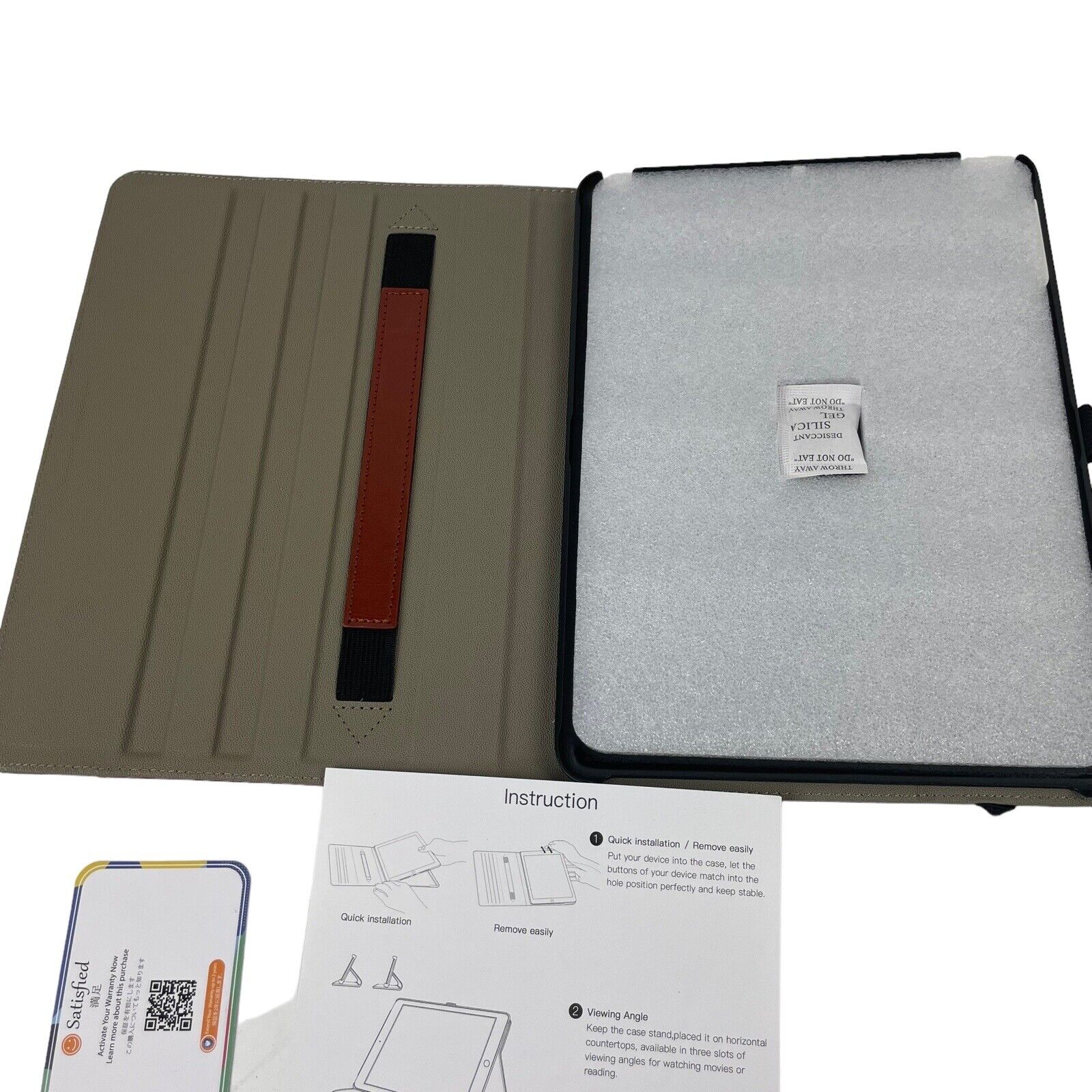 2022 Apple iPad Pro 11 Case Premium Leather Folio Stand Smart Sleek Cover Brown