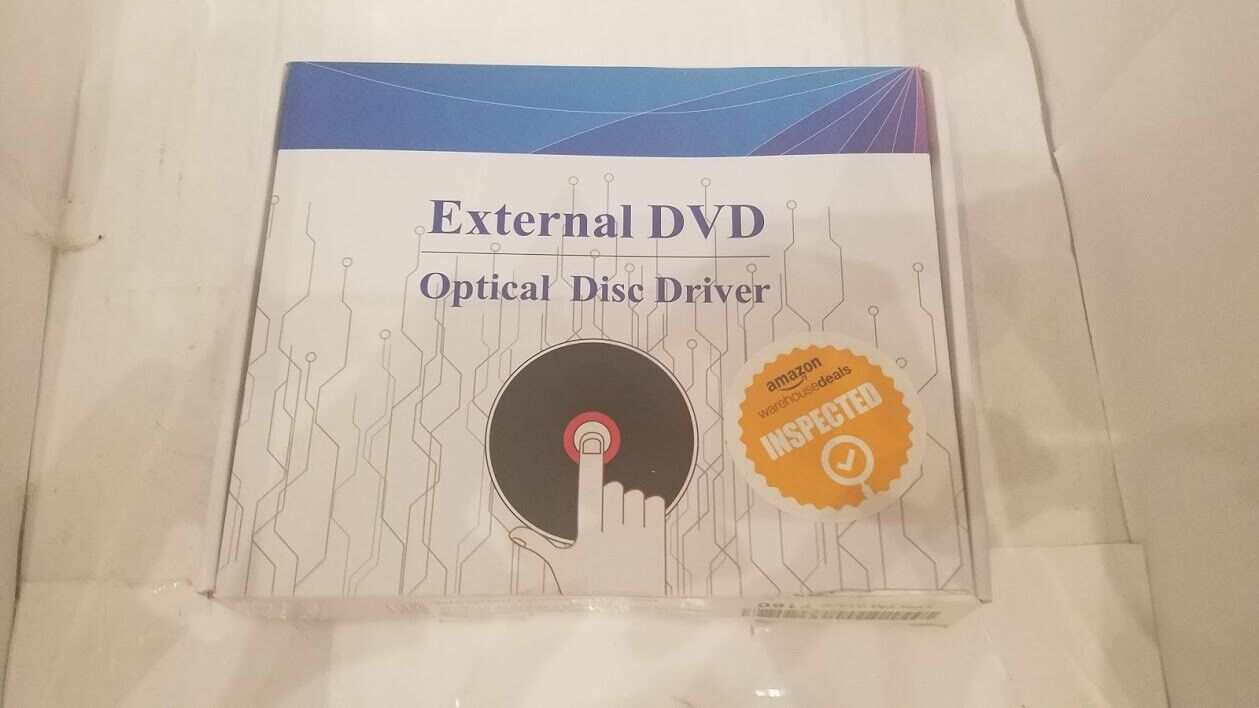 VersionTECH. USB 3.0 External DVD Optical Disc Driver Superdrive B, Black